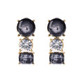 Fashion 4 Colors AAA Zircon Gemstone Earring, Handmade Silver Jewellery